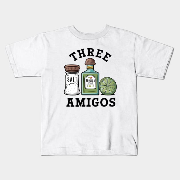 The Three Amigos Kids T-Shirt by RazorDesign234